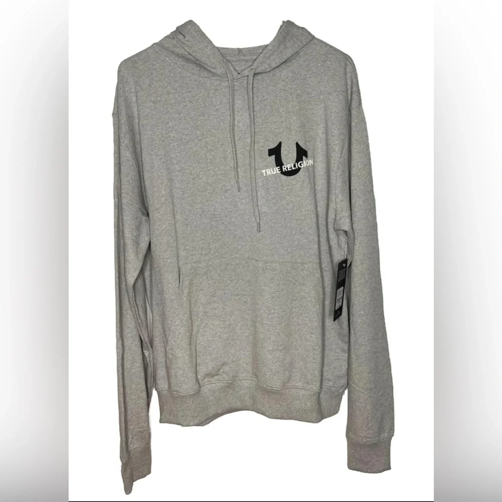 TRUE RELIGION New Hoodie Pullover Sweater with‎ Front pocket Style 108212 LARGE